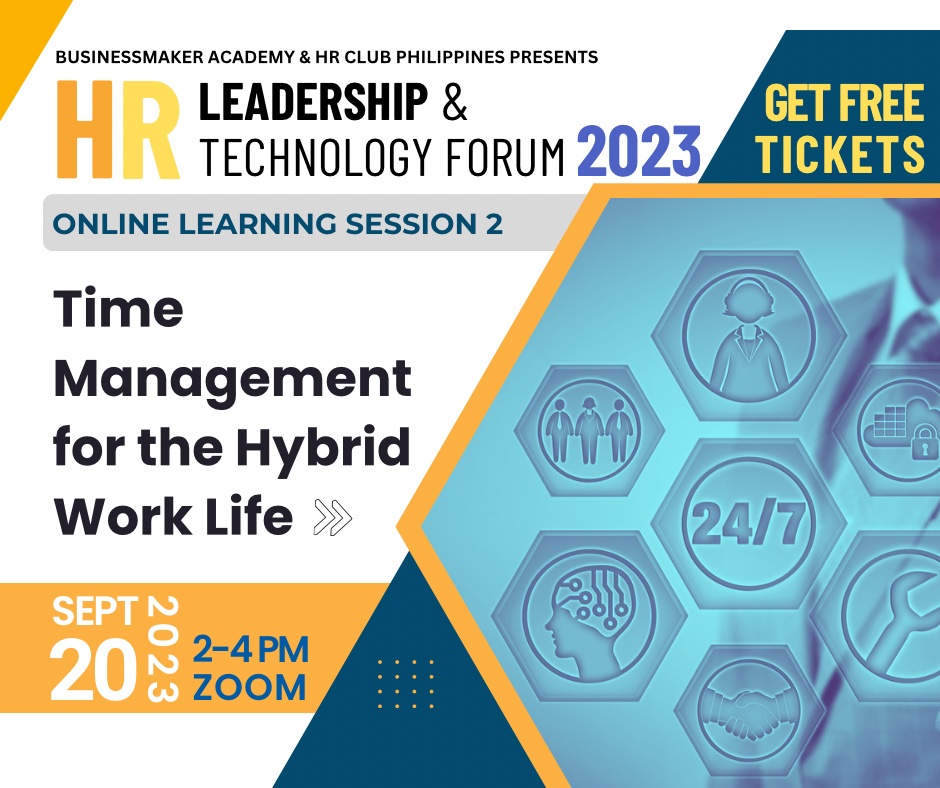 HR Leadership & Tech Forum: Time Management for the Hybrid Work Life